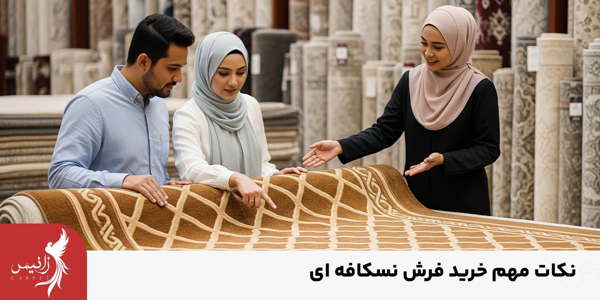 هنگام خرید هرنوع فرشی باید نکاتی را رعایت کنید.
