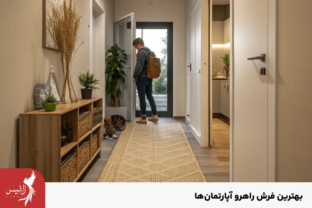 فضای کوچک آپارتمان باعث شده تا خرید فرشی مناسب برای راهرو دارای اهمیت باشد.