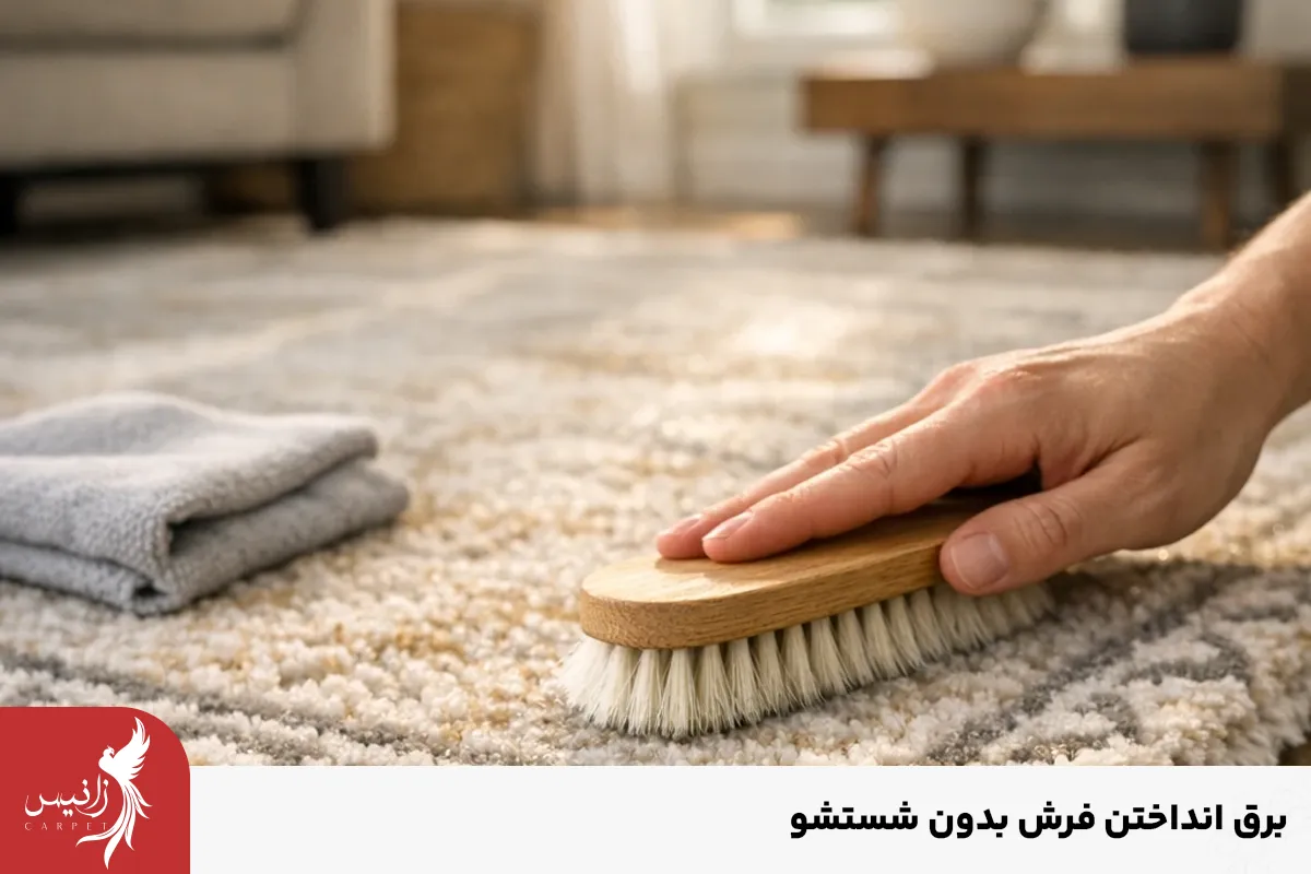3 روش ساده و سریع برای براق کردن فرش بدون شستشو