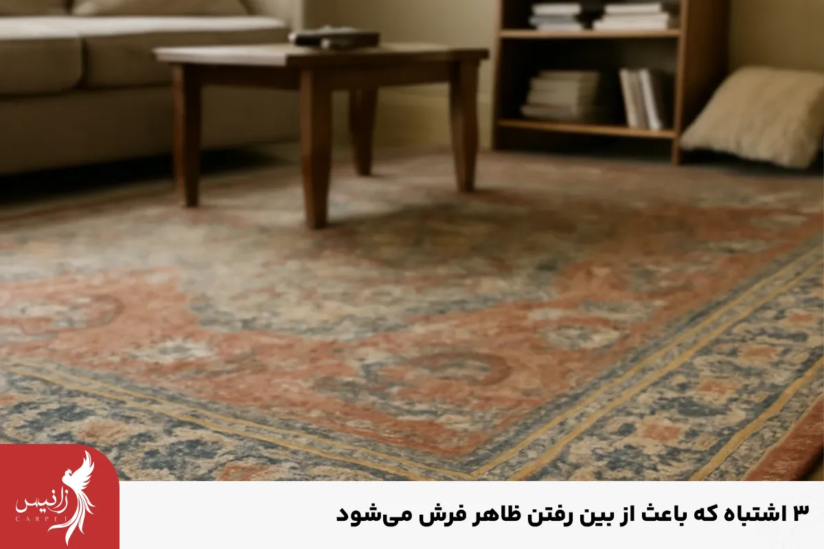 اشتباهات رایج در براق کردن فرش