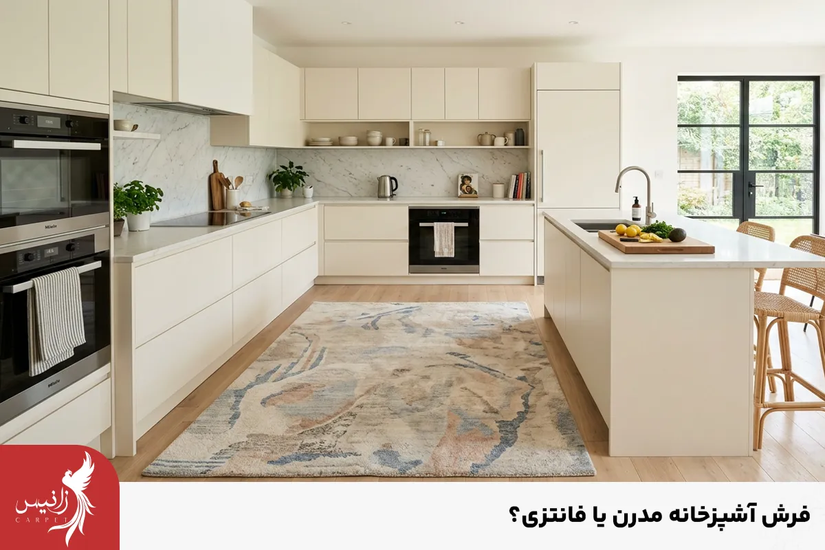 فرش مدرن یا فانتزی برای آشپزخانه بخریم؟