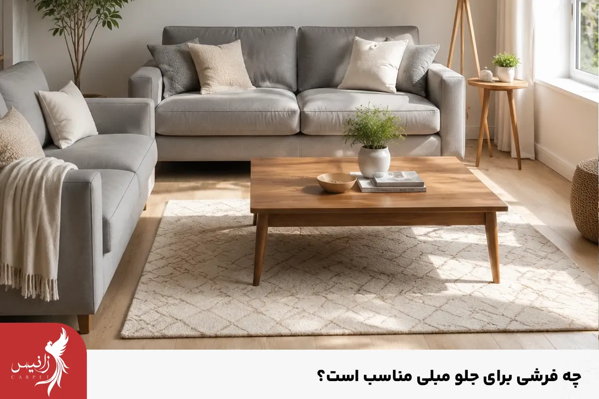 ویژگیهای فرش مناسب جلو مبل