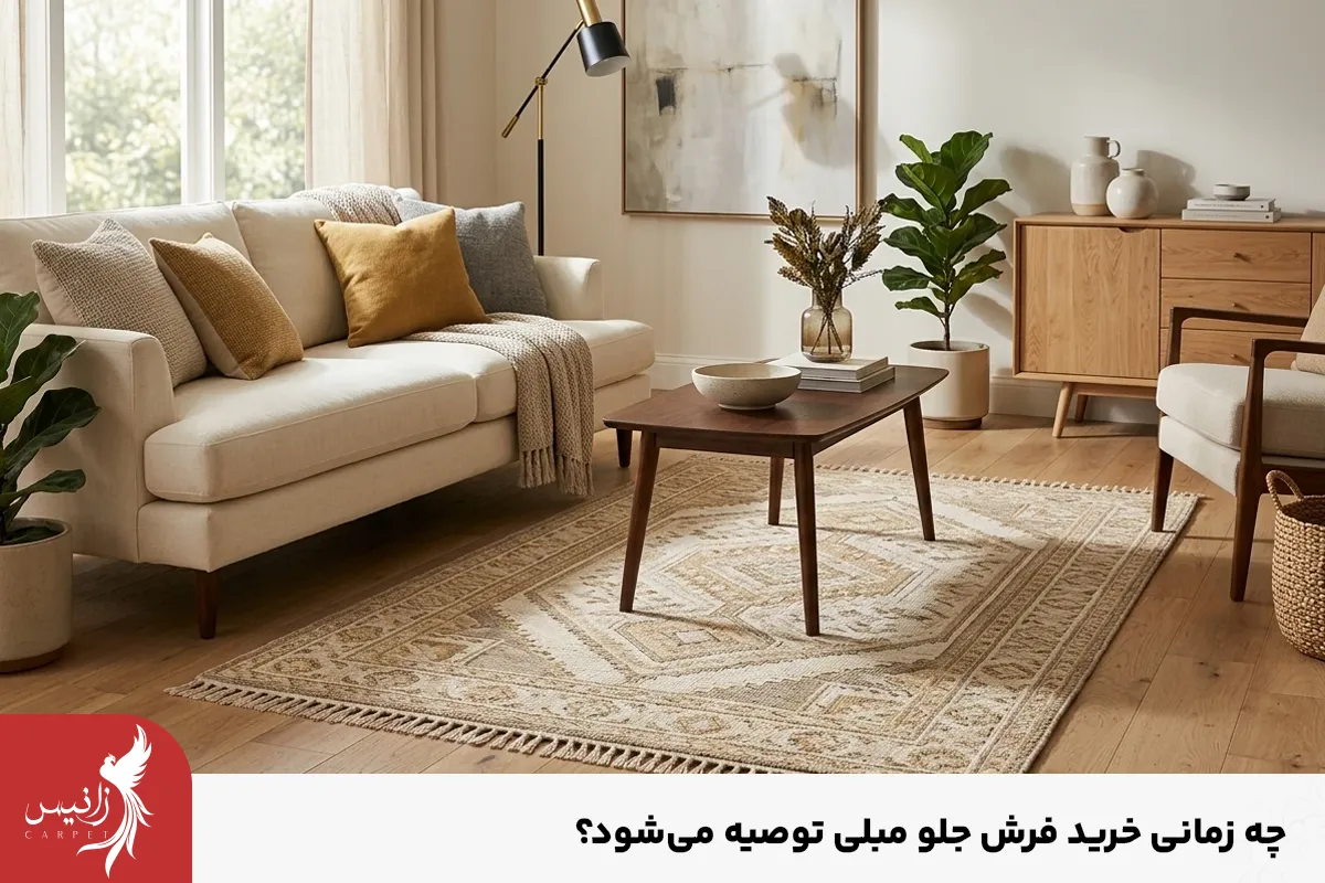 در چه مواقعی باید از فرش جلو مبلی استفاده کرد؟