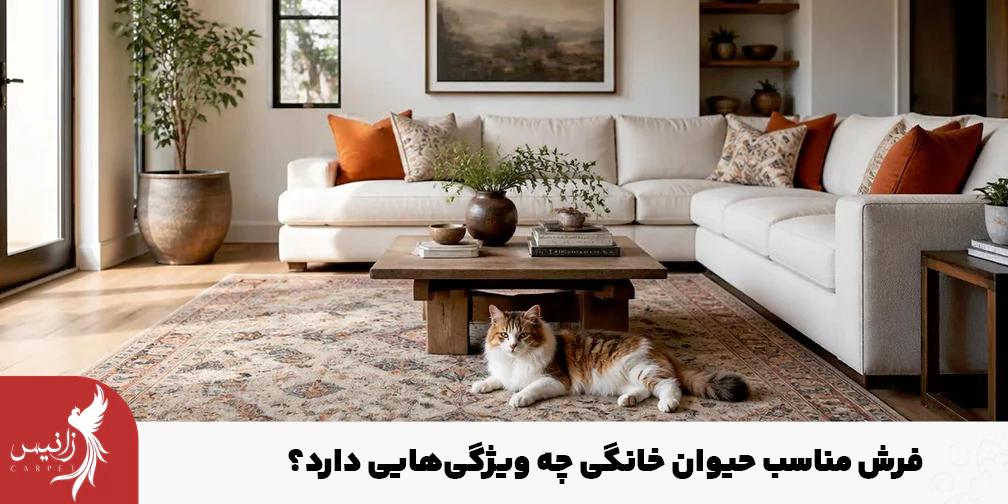 بررسی ۵ ویژگی مهم فرش مناسب برای حیوانات خانگی