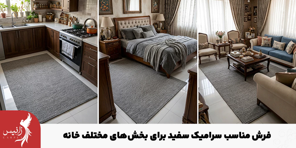 انتخاب مشخصات فنی فرش ارتباط زیادی با محل استفاده آن در منزل دارد.