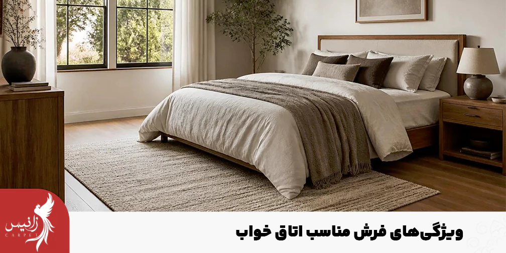 بررسی سه ویژگی جنس، نرمی و شانه فرش مناسب اتاق خواب